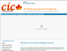 Tablet Screenshot of cictoronto.com